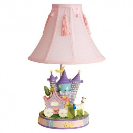 kids line camelot low voltage lamp base and shade set - children's