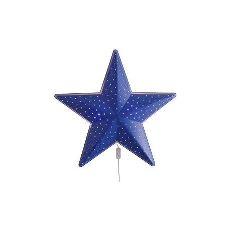 IKEA Children's Blue Star Wall Lamp
