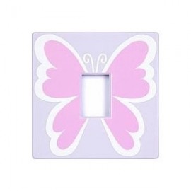 Butterfly Pink Light Switch Cover