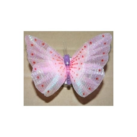 Colour Changing Spotted Soft Pink Magic Butterfly Light 
