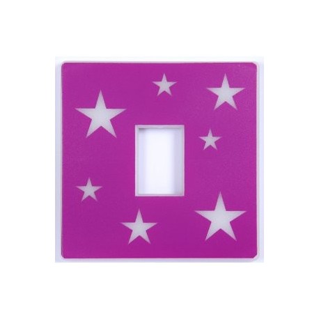 Girls Pink Glow In the Dark Light Switch Cover